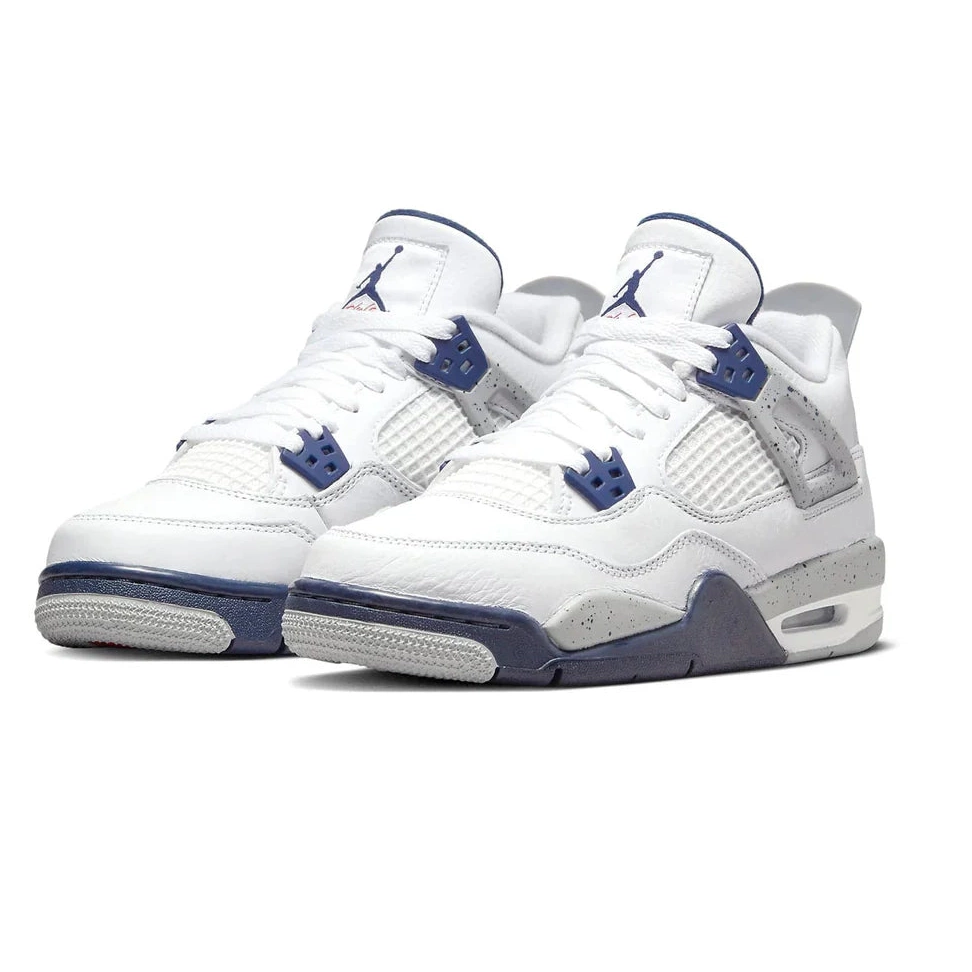 Navy Midnight GS Jordan 4 Retro Air 0708